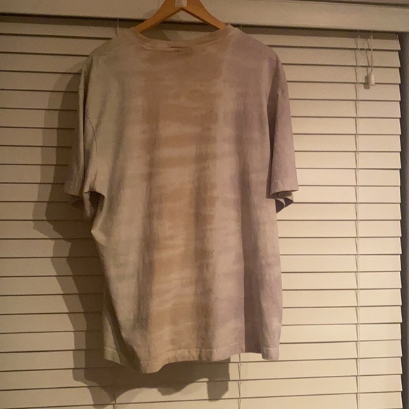 H&M men’s size medium pastel tie dye tshirt, purple green light brown - Picture 3 of 4